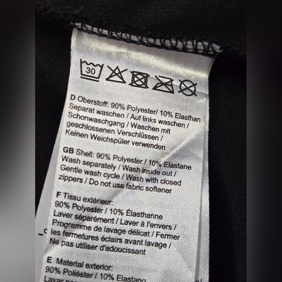 JAMES & NICHOLSON MERCEDES  Black Jacket with BMW testing Track Back. Size Small - Picture 13 of 15